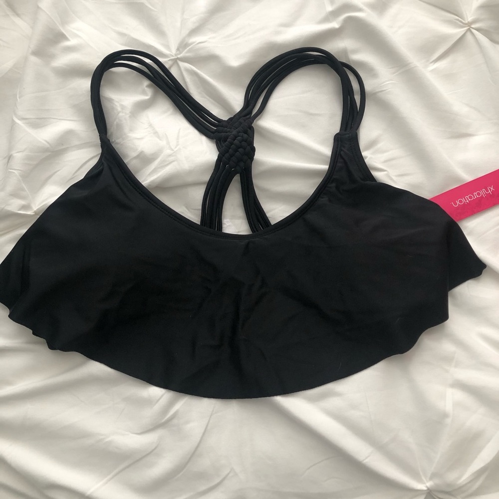 Black bikini top